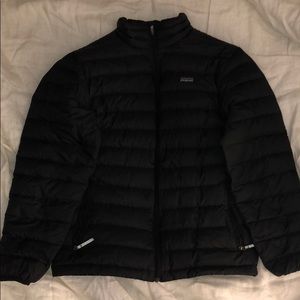 Size XL Black Boy’s Patagonia Down Coat